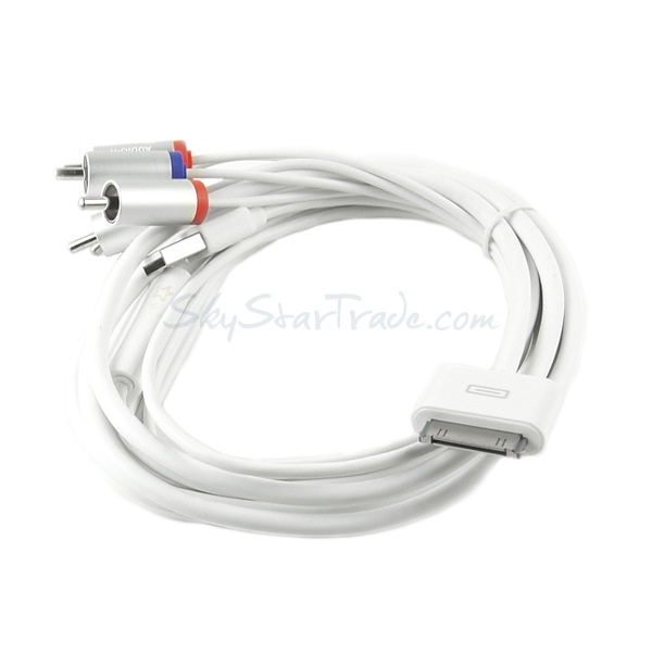 30 Pins Lightning to Audio Video Component Convert Cable for iPhone