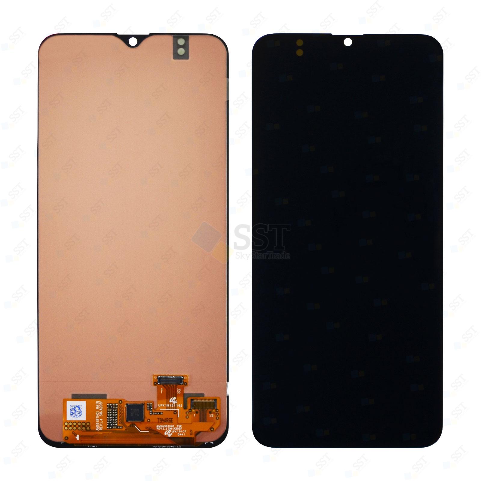 lcd samsung a20 amoled