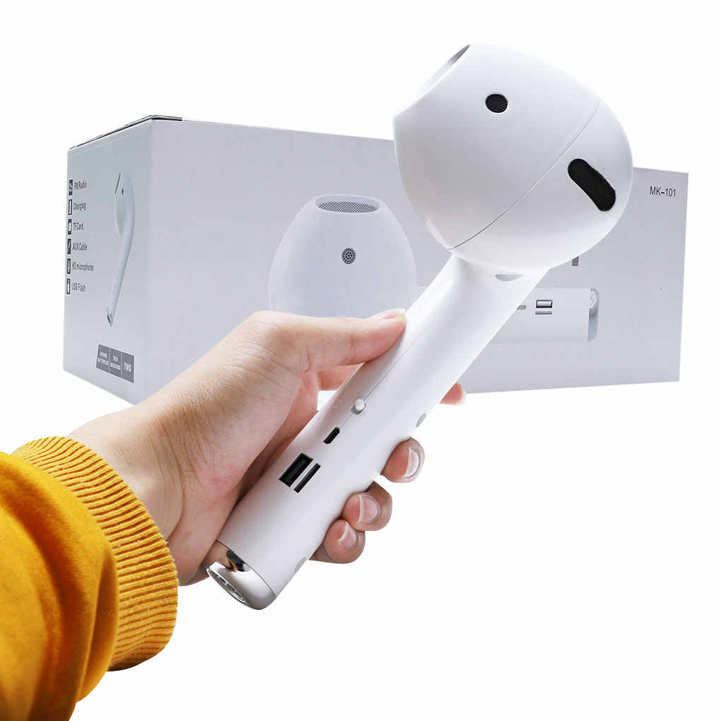 NK-101 Giant Earphone Headset Wireless Bluetooth Stereo Speaker, White ...